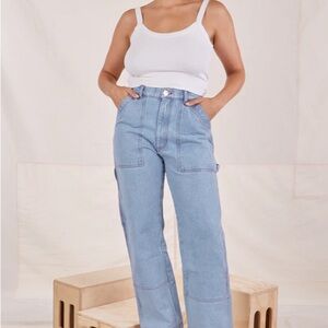 Big Bud Women's Light Blue Carpenter Jeans